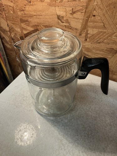 Vintage pyrex glass stove top - glass,