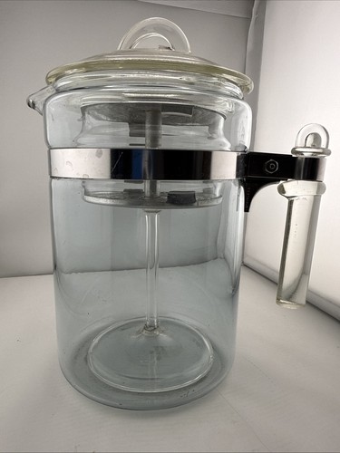 Pyrex cup blue glass - blue,