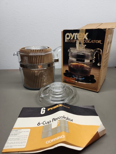 Pyrex cup percolator - pyrex,